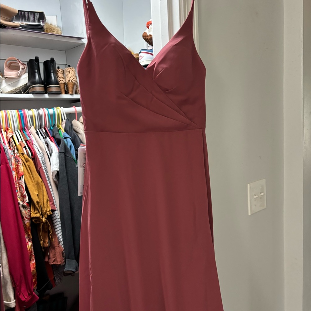 NWT Azazie Desert Rose Bridesmaid Dress